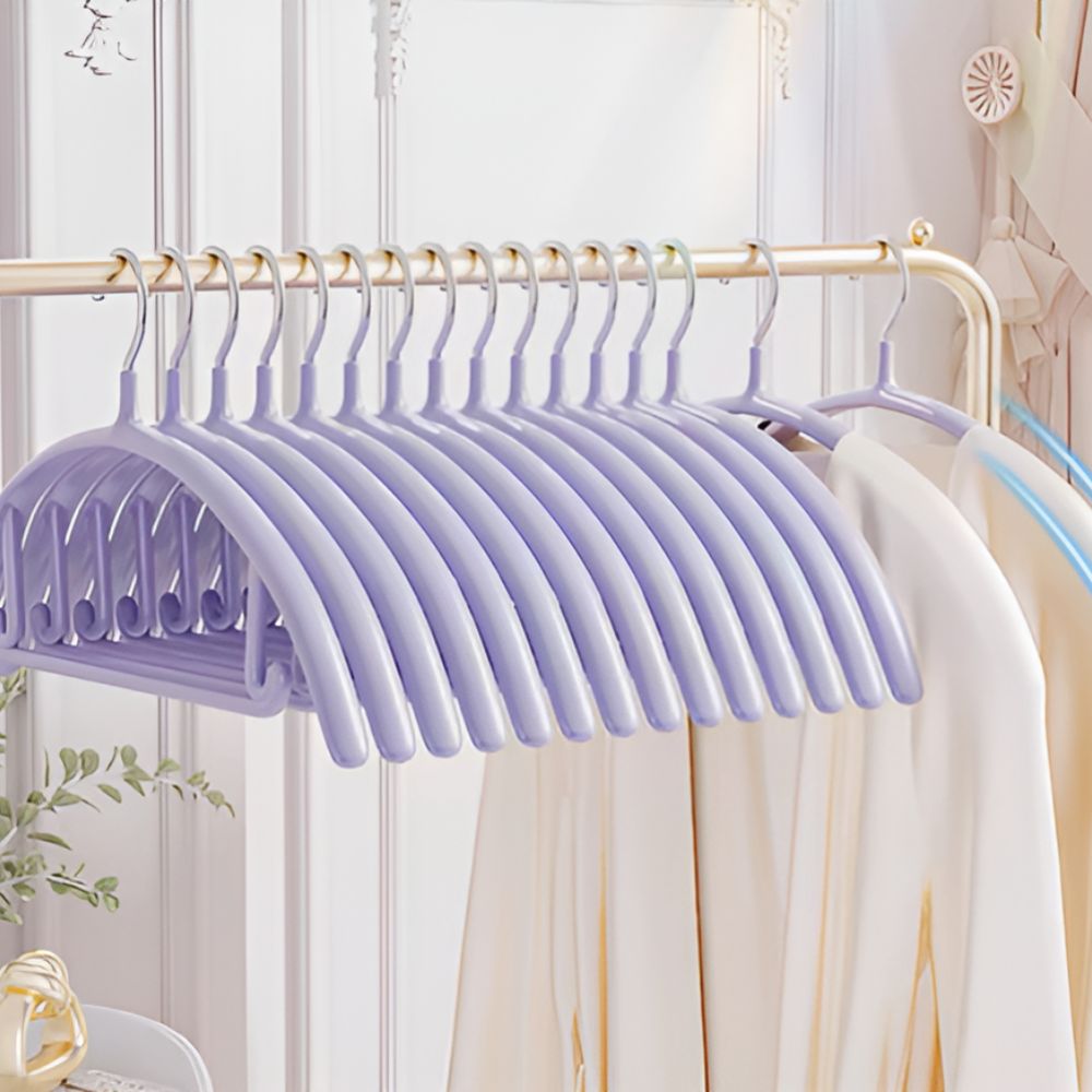 Slim Velvet Hangers | 10 Piece Closet Organizer Set