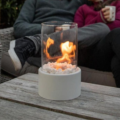 Modern Glass Indoor Electric Fire Pit Table