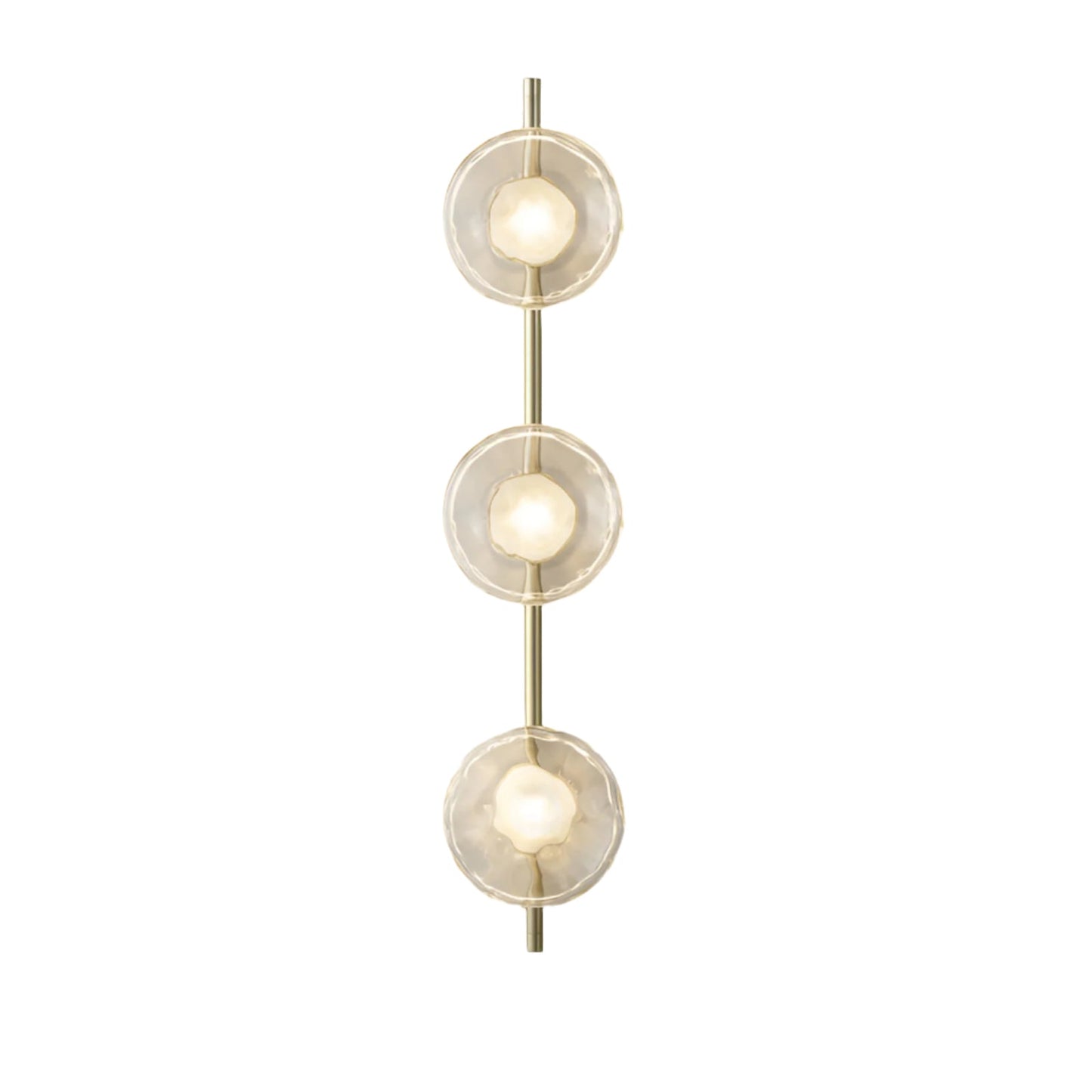 Simple Round Glass Wall Light in Modern Style