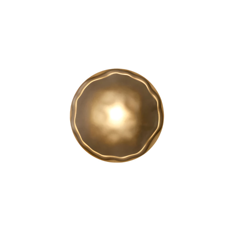 Simple Round Glass Wall Light in Modern Style