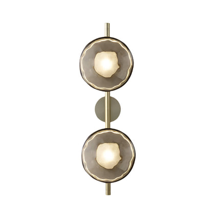 Simple Round Glass Wall Light in Modern Style