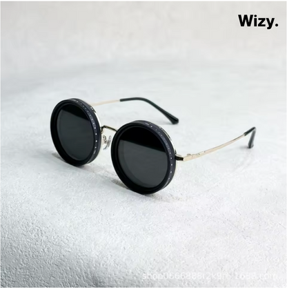 Trendy Black Lens Sunglasses UV Protection