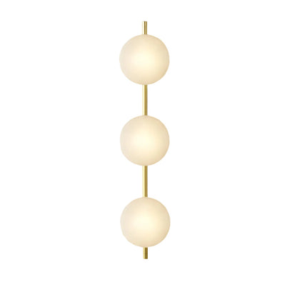 Simple Round Glass Wall Light in Modern Style