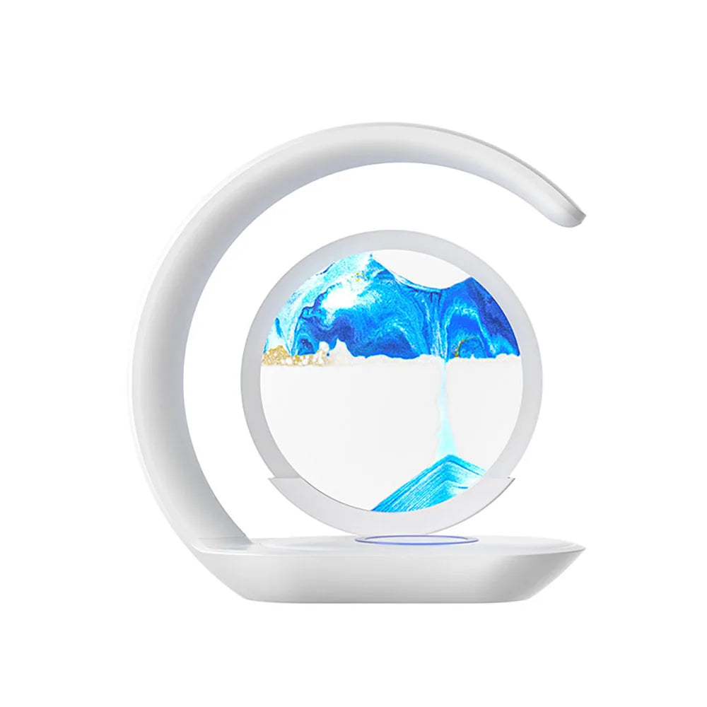 Gravity Lamp with Ambient LED Light and Wireless Charging – Modern Desk Decor and Centerpiece 8