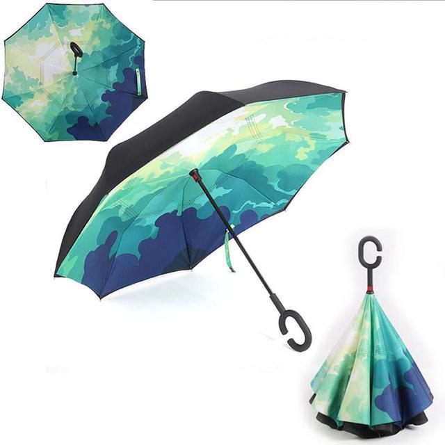 Waterproof Automatic Open Close Umbrella