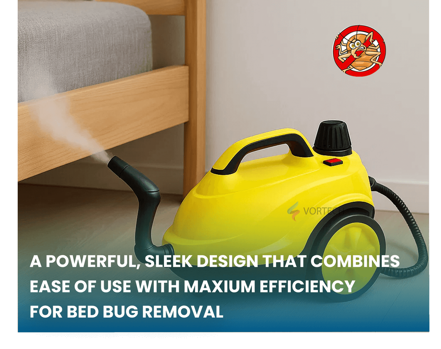 Powerful Bed Bug Steam Cleaner for Home Use