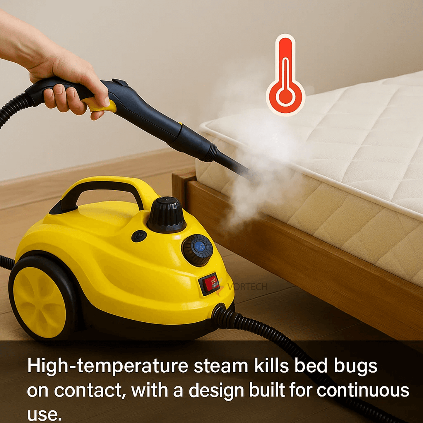 Powerful Bed Bug Steam Cleaner for Home Use
