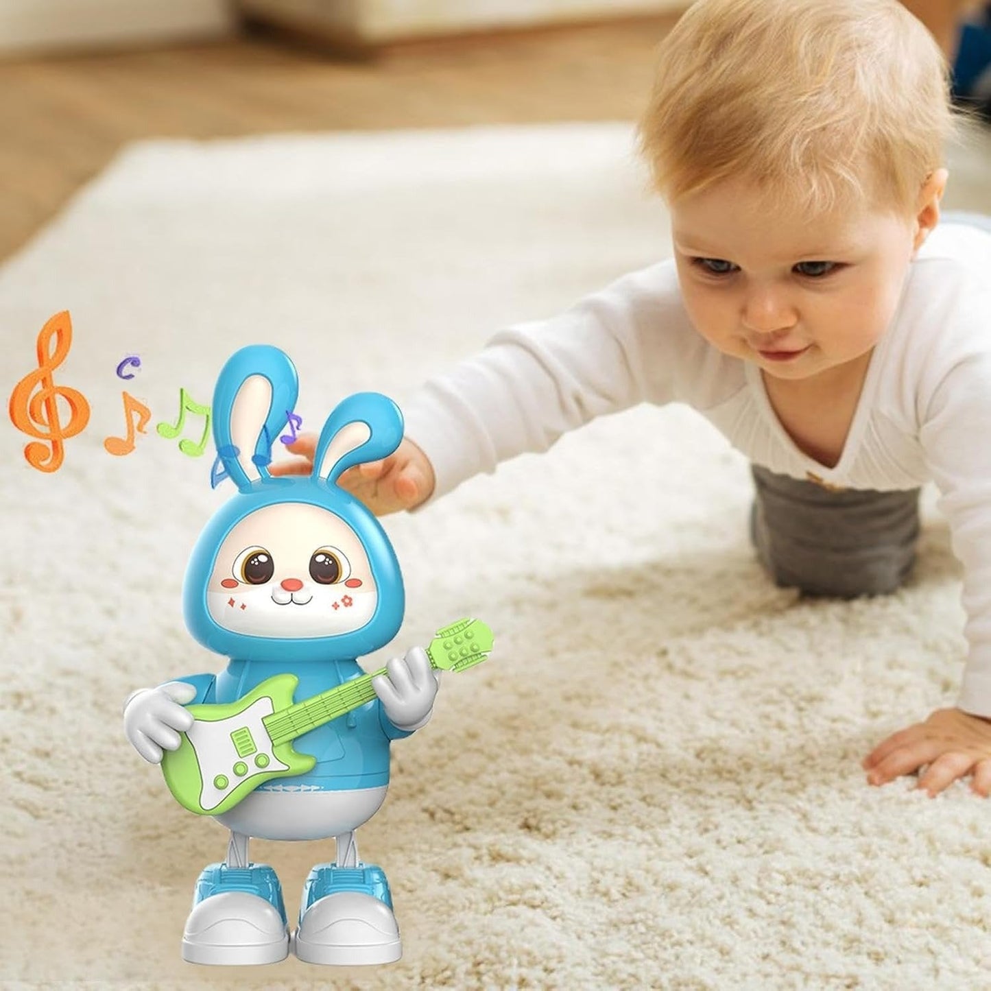 Fun Musical Bunny Toy with Flashing Lights - Halri