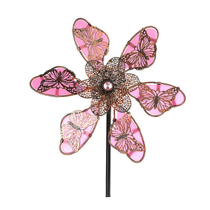 Colorful Garden Windmill Decor