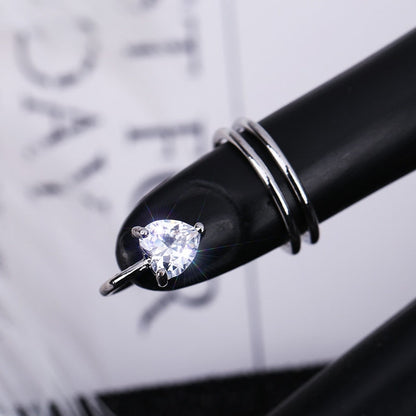 Edgy Metal Slim Stacking Rings