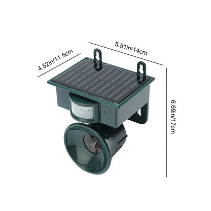 Automatic Solar Powered Bird Scarer Outdoor Repellent