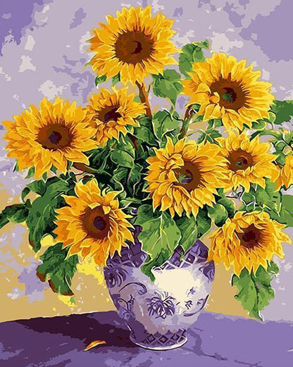 Colorful Floral Paint by Number Kit