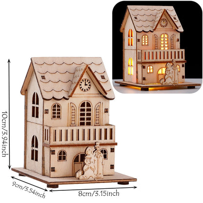 Rustic Wood Hanging Home Decor Light Lamp