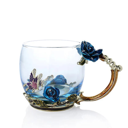 Clear Glass Mug Gift Set for Mom