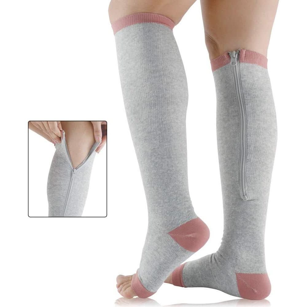 Comfortable Zip Compression Support Socks