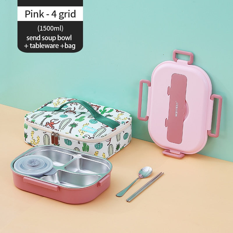 Insulated Bento Kids Stainless Steel Lunch Container