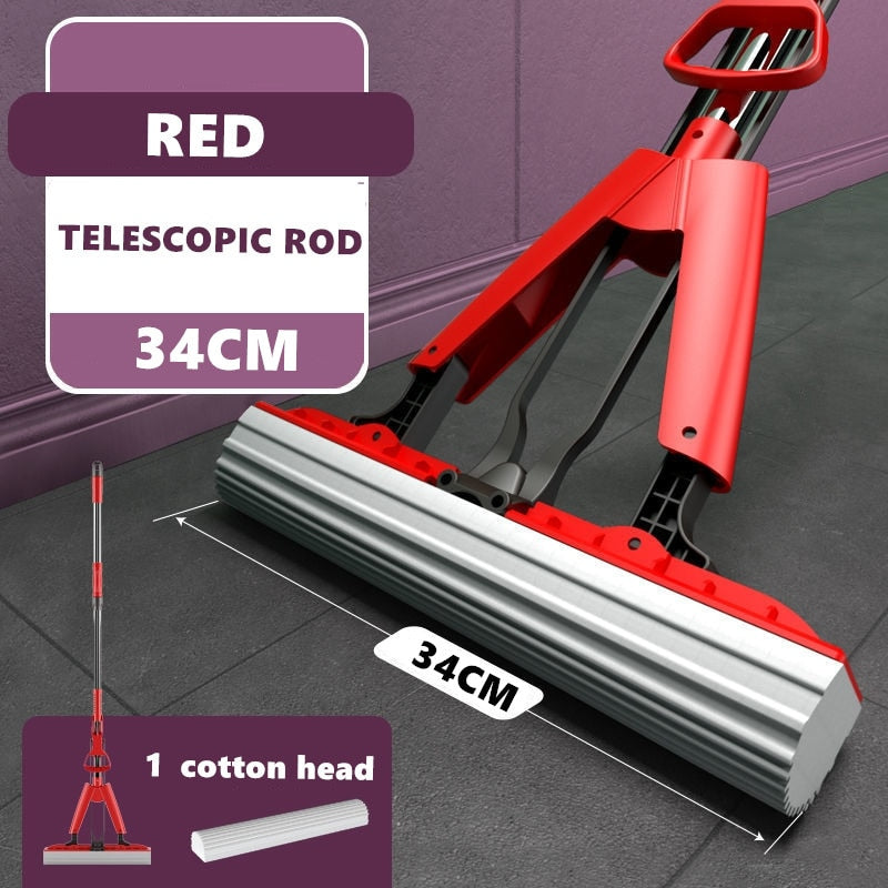 Easy Grip Foldable Floor Cleaning Mop