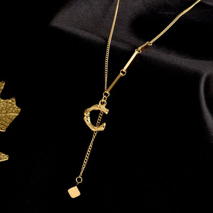 Personalized Monogram Letter Necklace