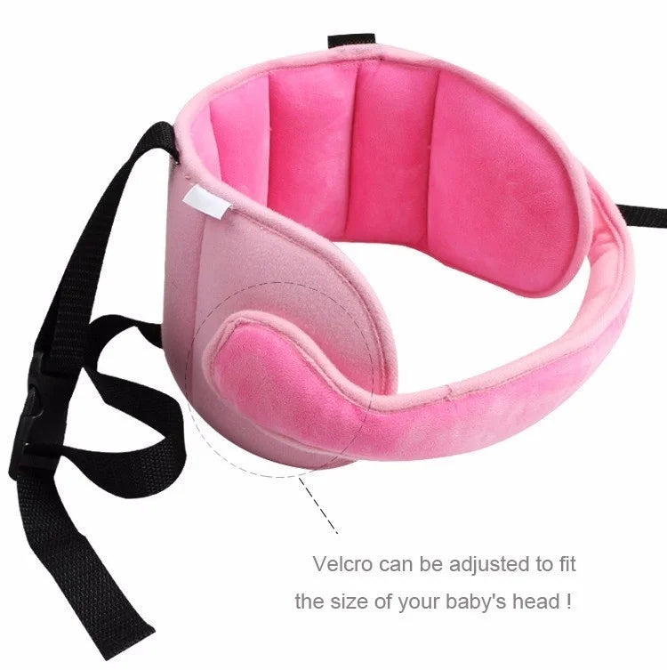 Kids Car Headrest Pillow - Soft Adjustable Travel Cushion - Halri