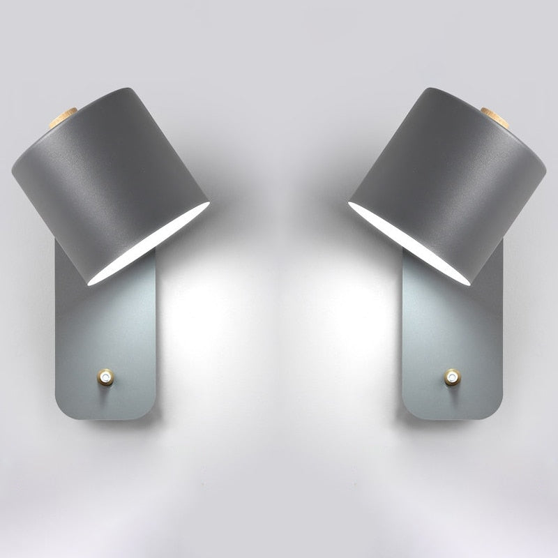 Stylish LED Wall Lights with On/Off Switch for Home