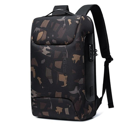 Secure Water Resistant Travel Backpack