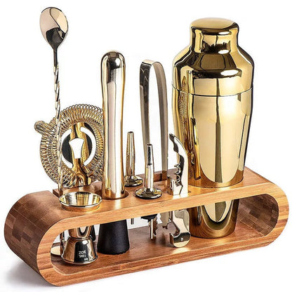 Premium 10pc Bar Tool Cocktail Set for Home Mixology - Halri