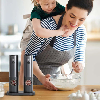 Premium Automatic Salt Pepper Grinder Mill - Halri