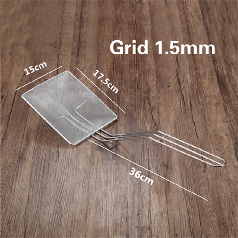 Premium Metal Frying Skimmer Spatula