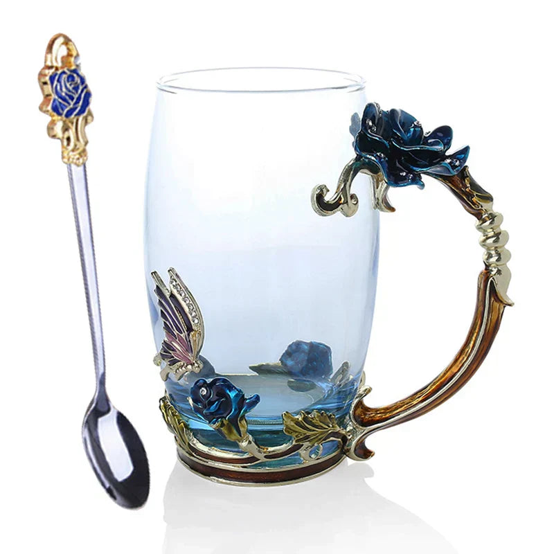 Clear Glass Mug Gift Set for Mom