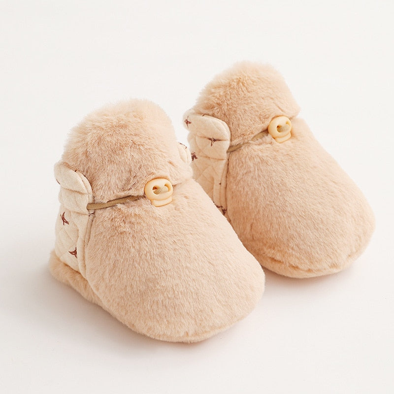 Cozy Baby Booties Soft Warm Toddler Shoes