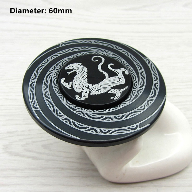 Unique Stainless Steel Fidget Toy Spinner