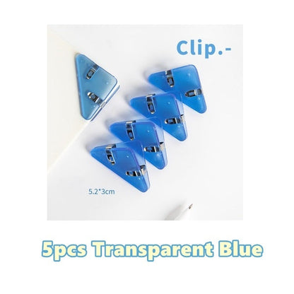 Colorful Page Triangle Book Mark Clip