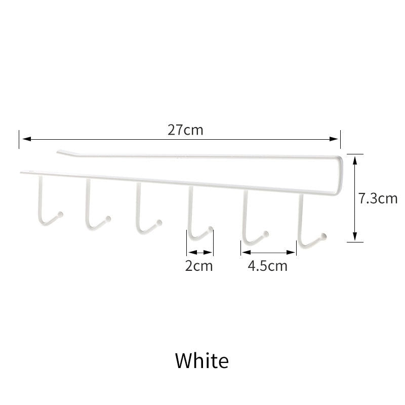 Space Saving Under Sink Storage Hook Rack - Halri