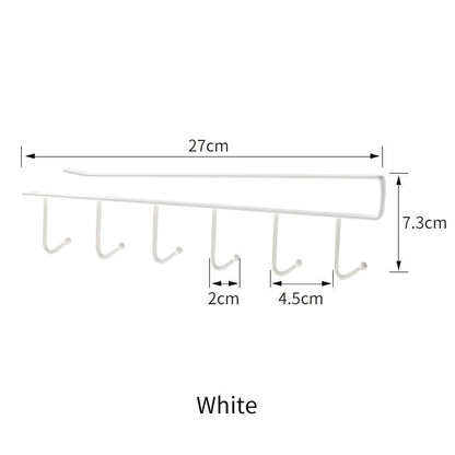 Space Saving Under Sink Storage Hook Rack - Halri