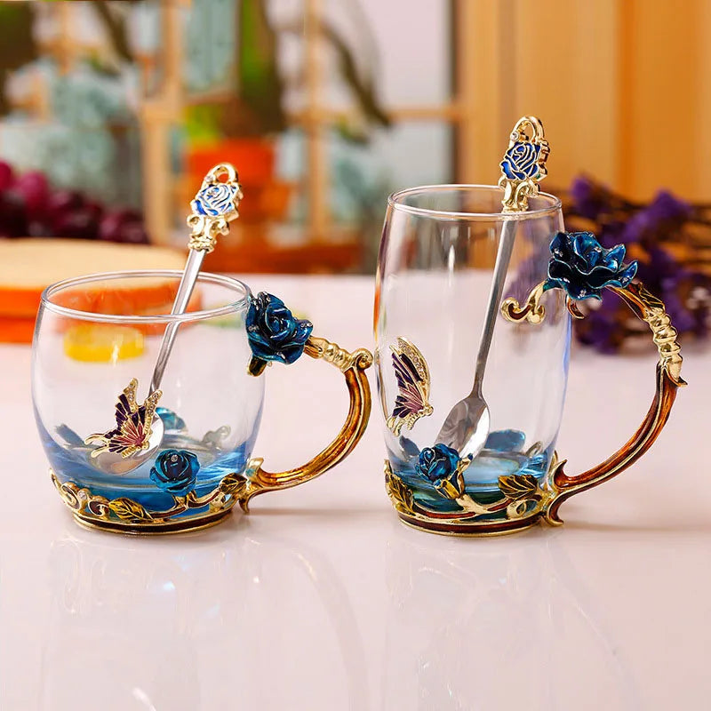 Clear Glass Mug Gift Set for Mom