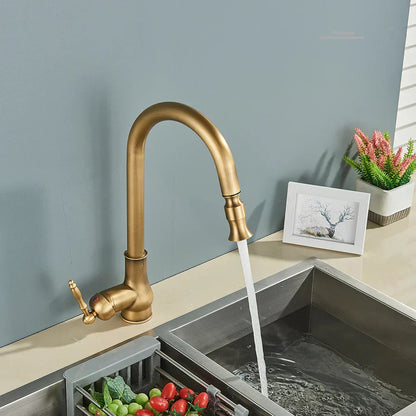 Classic Gold Kitchen Faucet