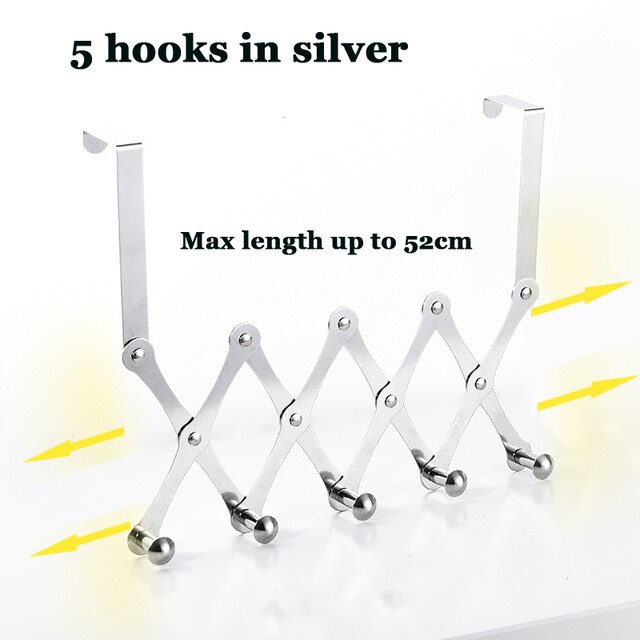 Space Saving Door Hanging Closet Organizer Hook