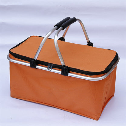 Portable Insulated Collapsible Outdoor Picnic Basket