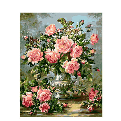 Colorful Floral Paint by Number Kit