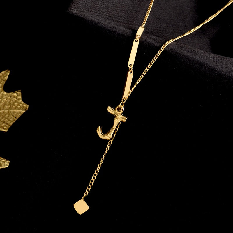 Personalized Monogram Letter Necklace