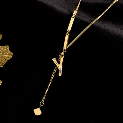 Personalized Monogram Letter Necklace