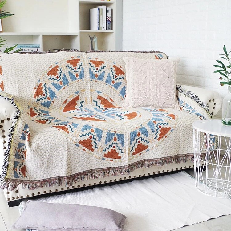 Cozy Fall Pumpkin Throw Blanket