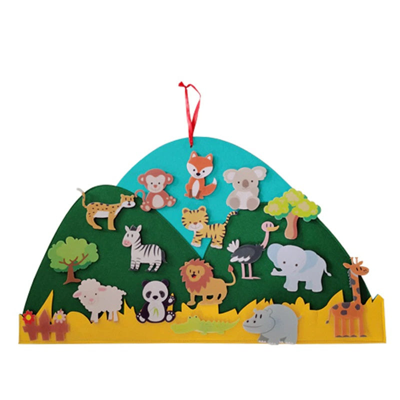 Colorful Felt Animal Home Decor - Halri