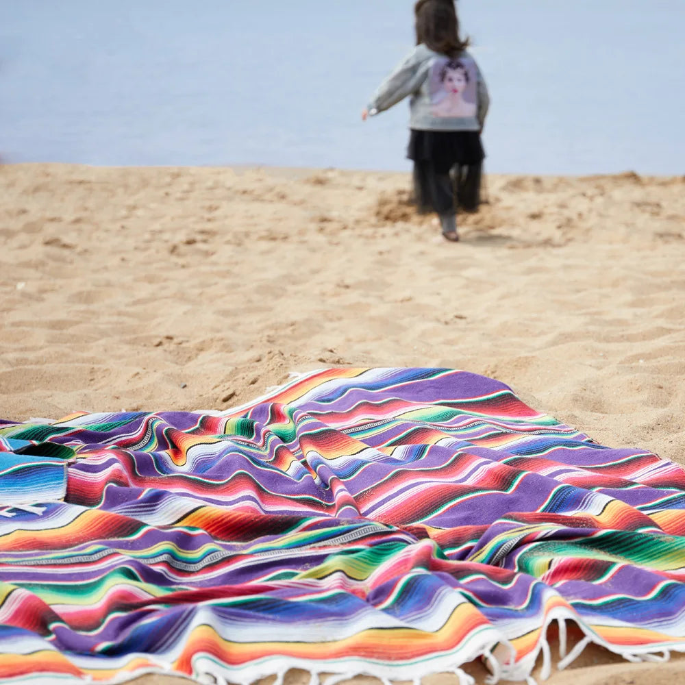 Colorful Fiesta Throw Blanket