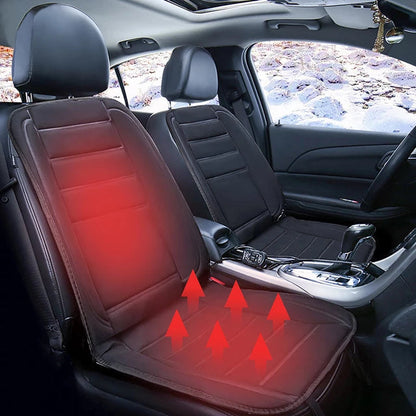 Luxury Heated Car Seat Cover Warm Cushion Pad