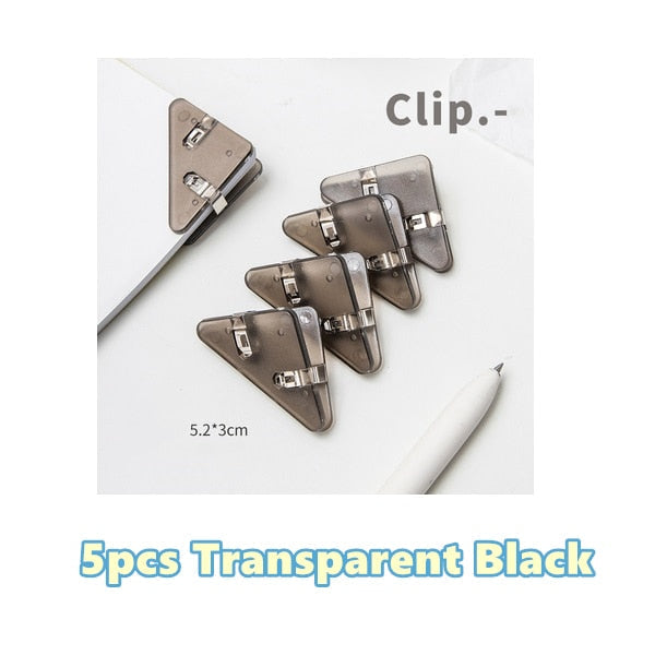Colorful Page Triangle Book Mark Clip