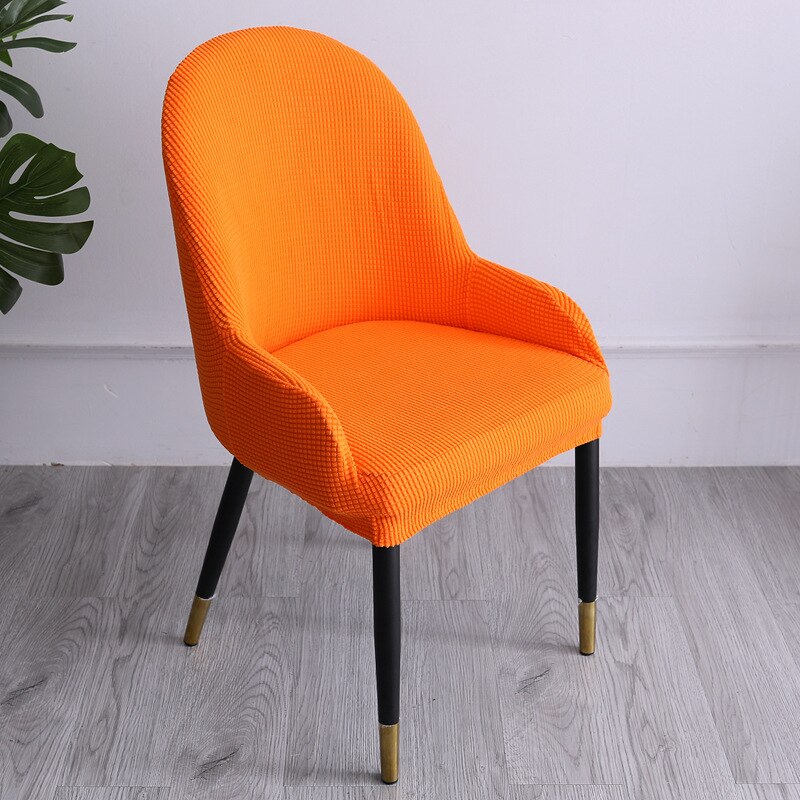 Stretchy Snug Fit Curved Chair Slipcover
