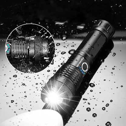 Bright Portable Rechargeable LED Flashlight