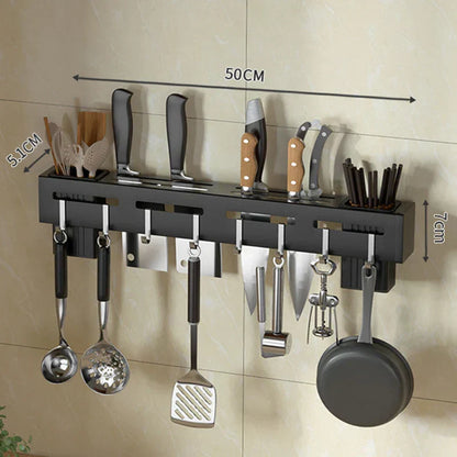 Modern Stainless Steel Wall Knife Rack