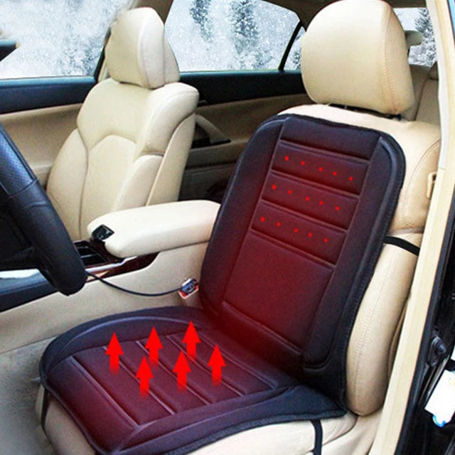 Luxury Heated Car Seat Cover Warm Cushion Pad - Halri